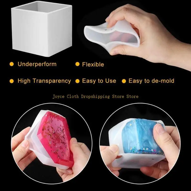 

Resin Silicone Molds Round Hexagonal Epoxy Molds Resin Casting Molds for Making Coasters DIY Resin Artwork 10CD