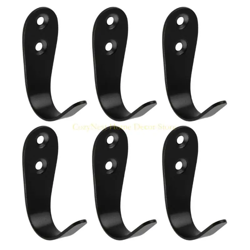 92MF Multipurpose Door Hook Hanger Home Accessory Portable for Towels Robes and Hats Durable Stainless Steel Construction