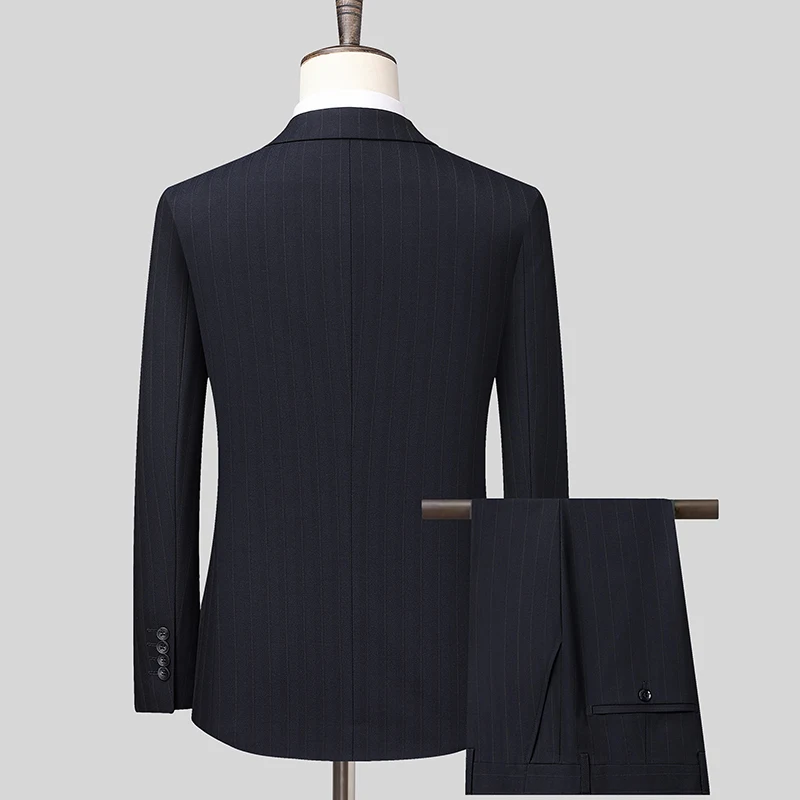 High-Quality Men's Casual Suit Set for Wedding Business Parties Trendy All-Match Autumn 2026 New Arrival