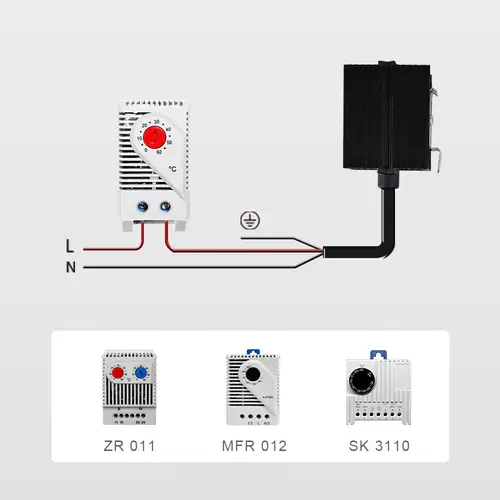 Mini Heater Induction Heater PTC Processor Enclosure Heater Cabinet Heater VEVOR - Image 5