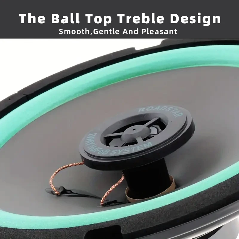 1 قطعة 5 بوصة مكبرات صوت للسيارة مضخم صوت محوري عالمي للسيارات الصوت HiFi الموسيقى كامل المدى تردد مكبر صوت ستيريو للسيارة #5