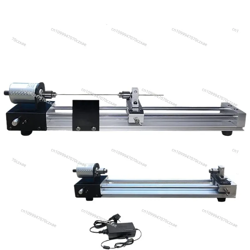 

Upgrade DIY Multi-function Mini Simple Drilling Painting Polishing Guide Rail Punching Forward and Reverse Fish Float Lathe