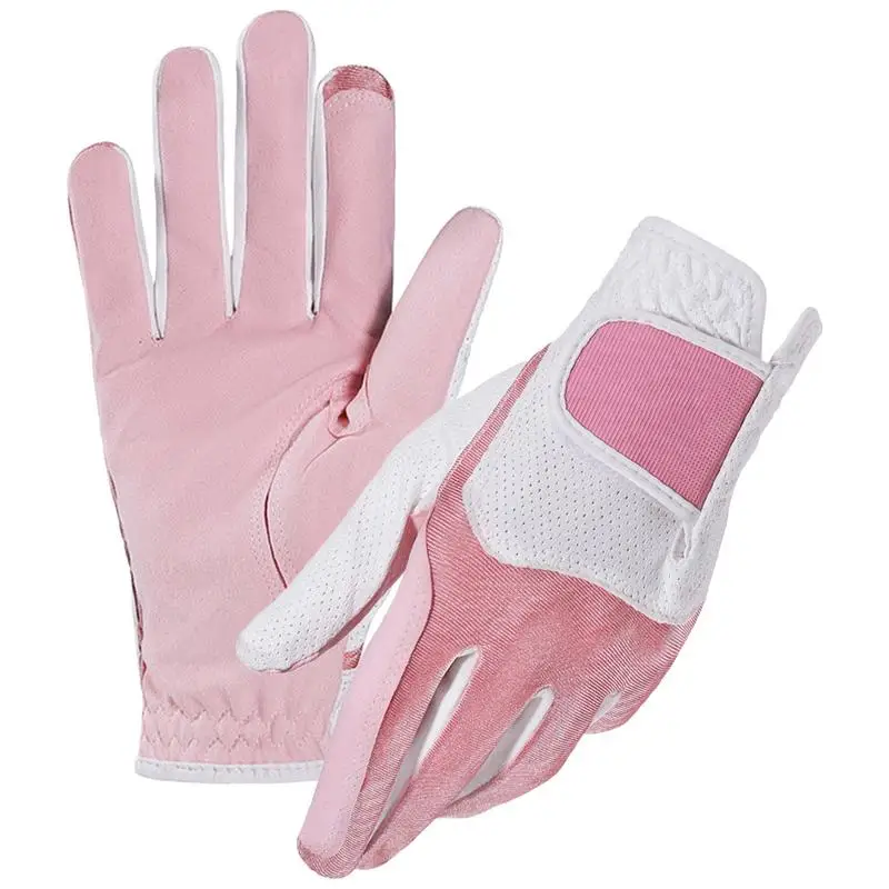 

Golf Gloves For Women Breathable Stable Grip Fit Golf Gloves Lightweight Gloves Stylish Synthetic Golf Gloves Women Golfer