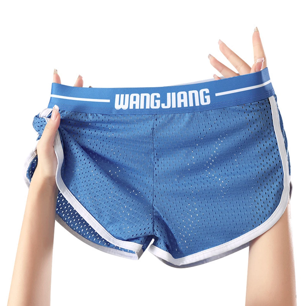 

Athletic Activities Ice Silk Boxer Loose Fit Pants Comfortable Sports Underwear Boxer Ice Silk Pants Arrow Design