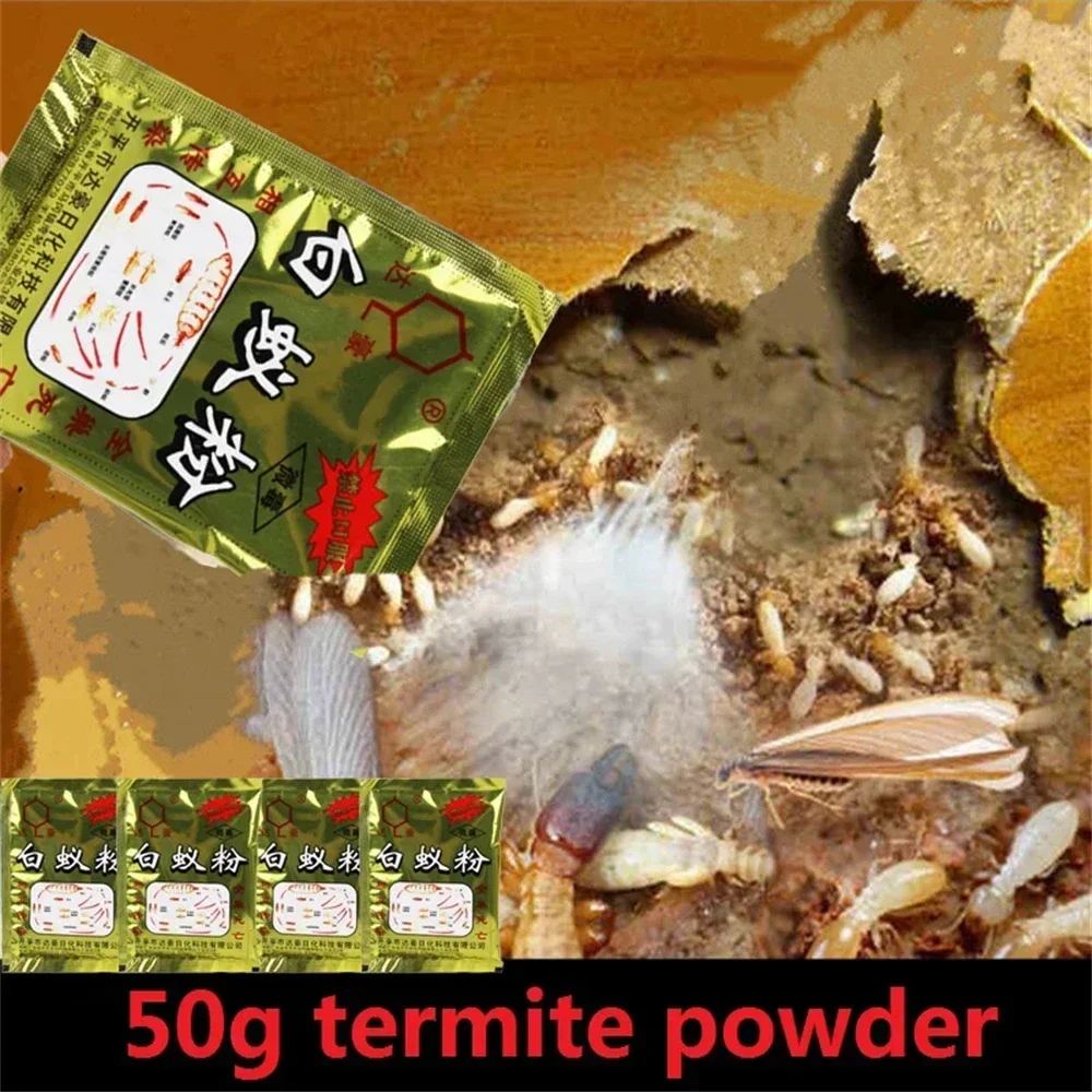 1pcs Powder Termite Killer Insecticide Pest Control Insect Trap Kitchen Restaurant Pest Control Garden Baits Lures Repellent