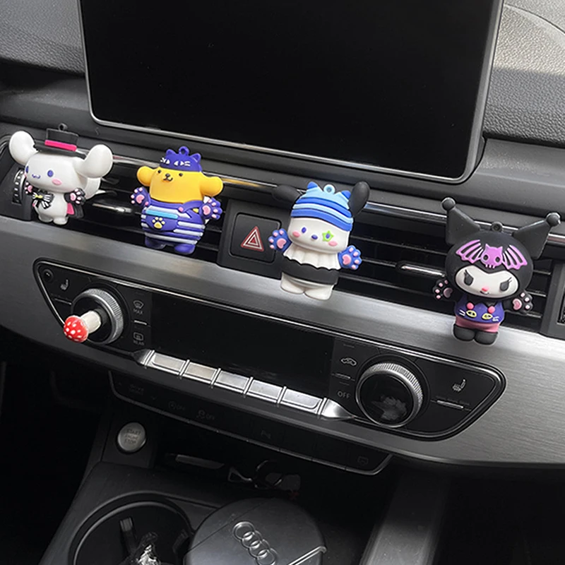 Cartoon Cute Car Air Outlet Air Conditioner Ornaments Aromatherapy Anime Car Small Decoration Automotive Interior Accessories