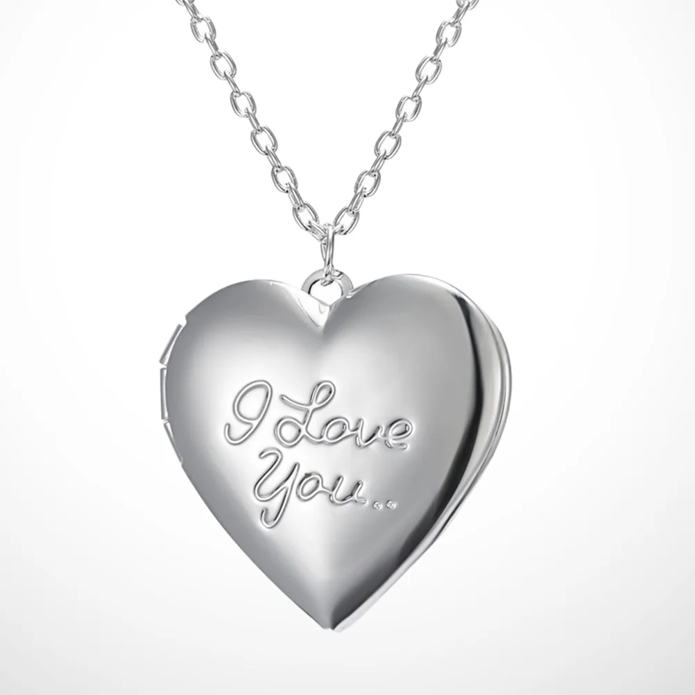 

Mysterious Photo Frame Necklace Fine Workmanship Alloy Pendant Any Occasion Gift Photo Frame Necklace