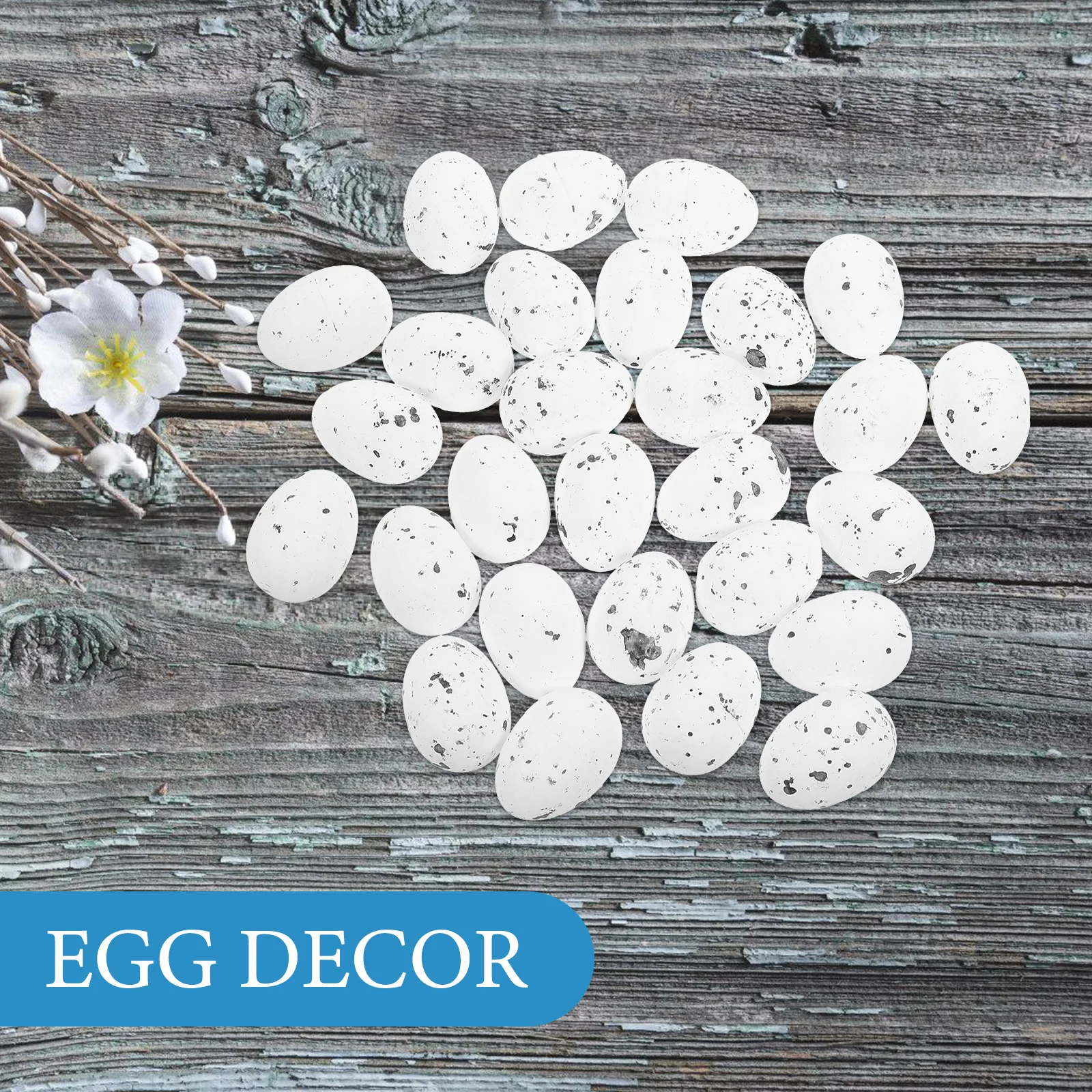 

50Pcs Foam Easter Eggs Holiday Decor Craft Accessories for DIY Home Wedding Party Basket Filler Festive Supplies