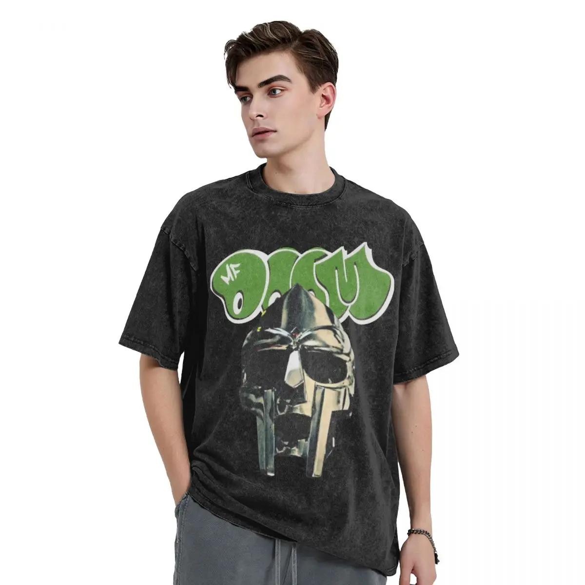 Call Mf Doom Madvillain Madlib Washed T Shirt Streetwear Hip Hop Novelty T-Shirt Tee Shirt Men Women Short Sleeve Street Summer