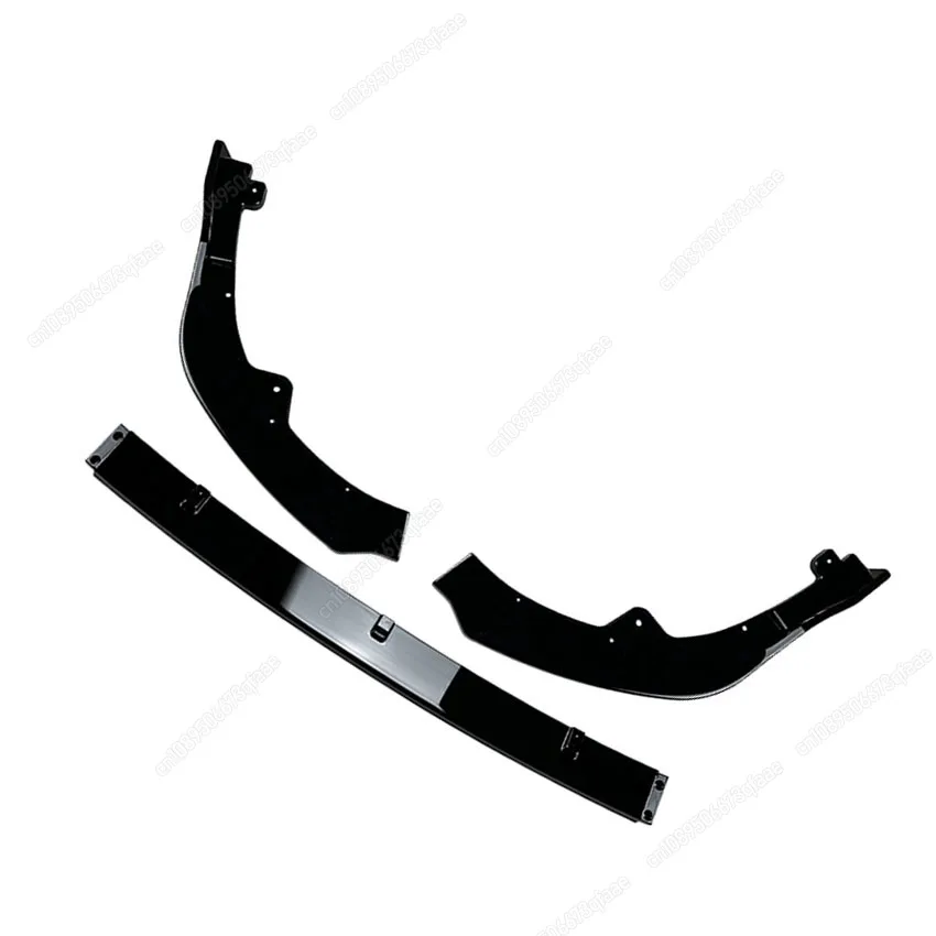 For Toyota Camry XV70 2021 To 2023 Sport Models ABS Glossy Black Car Front Bumper Lip Spoiler Spiltter Diffuser Body Kits Tuning