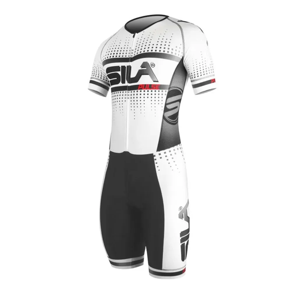 SILA Sport Cycling Jersey Men Triathlon Clothing Skinsuit Ropa Ciclismo Bike Outdoor cycling Jumpsuit Monkey Skating Suit 2021