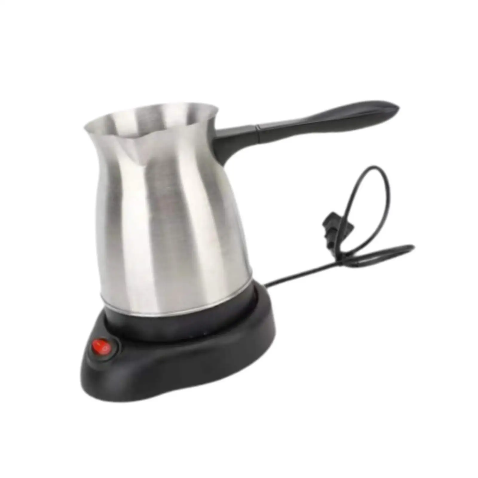 Electric Turkish Coffee Maker Water Kettle Stainless Steel Traditional Coffee Kettle Tea Kettle for Outdoor Trips Household