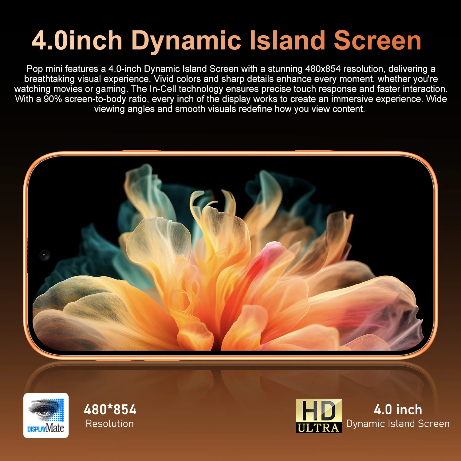 IVMI i17 mini Smartphones Android 8.1 Dual SIM 4.0"Display 2GB RAM 16GB ROM  WIFI Bluetooth Play Store 3G Small Mobile Phone