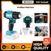 Rimoody 300W Handheld Cordless Heat Gun Hot Air Gun Temperature Cordless for Welding, Drying, Colour Removal for Makita Battery