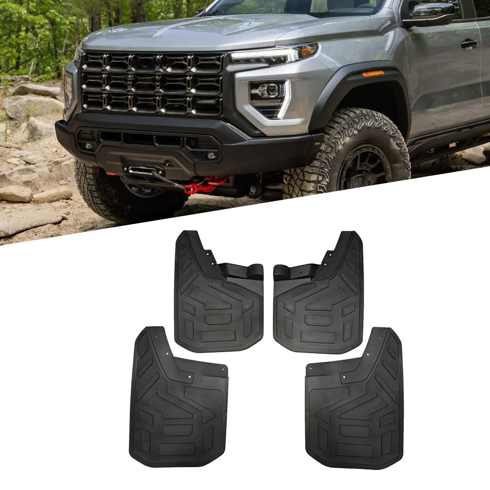 4Pcs Mudguards Mud Fender Winter Vehicles Easy Installation Part Exterior Accessories Car Mud Flaps for MC Canyon 2023-2024