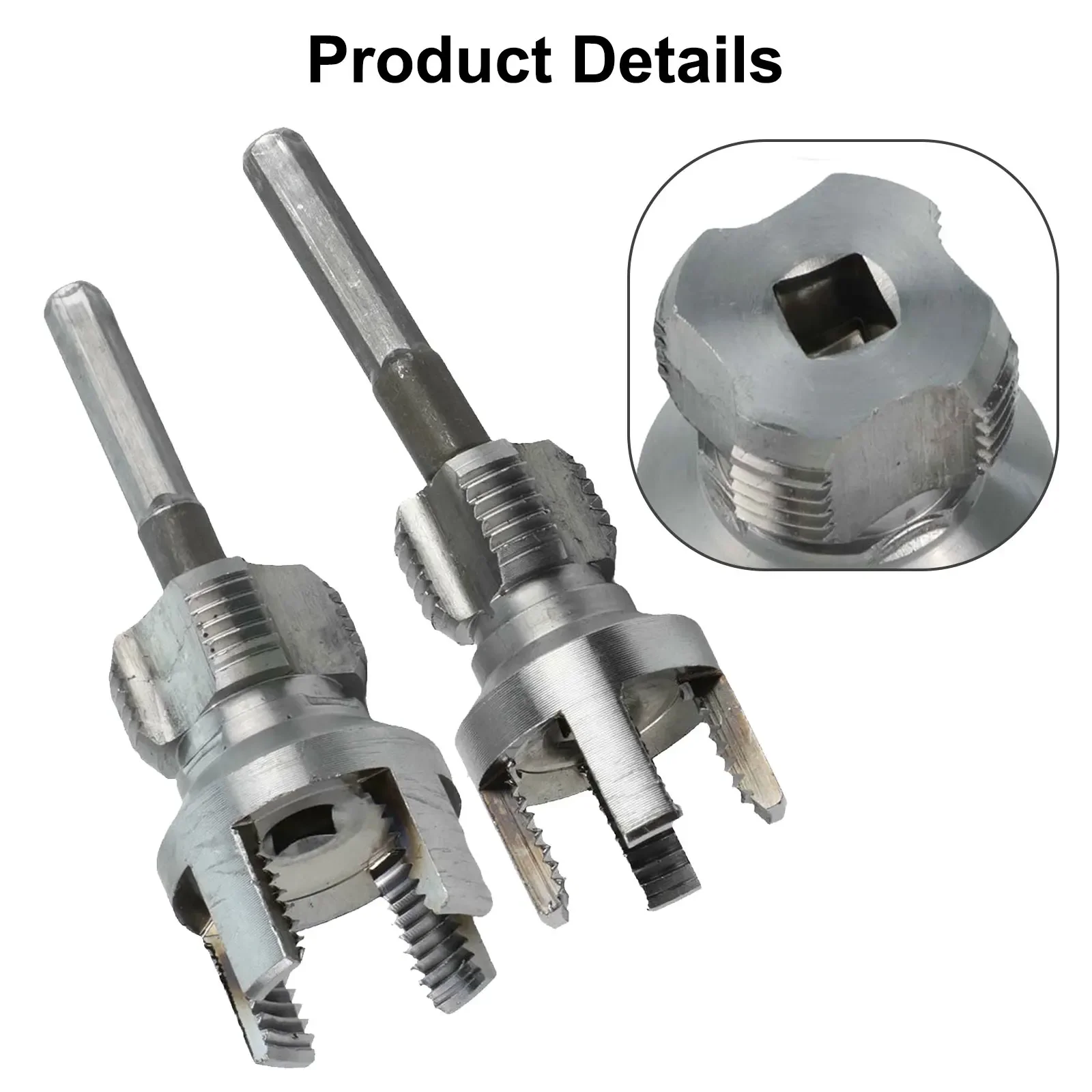 20mm 25mm Pipe Threading Tool Hex Shank Die Internal External Threads 1/2&3/4 Water Pipes PPR Water Pipe Opener Tap Threader Kit