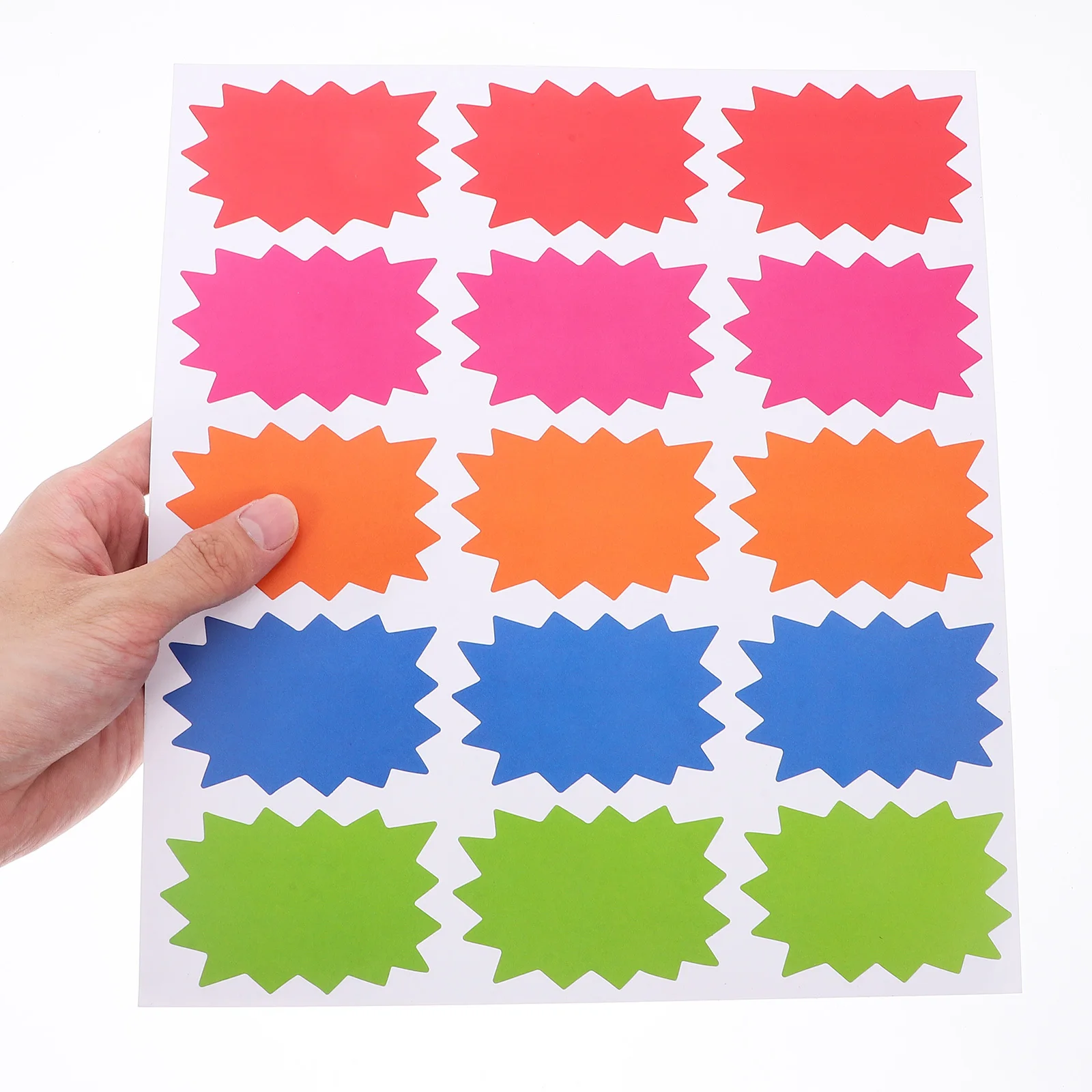 10 أوراق المرآب سعر البيع ملصق للكتابة ساحة بيع التسعير تسميات ذاتية اللصق القابلة للإزالة متجر بيع بالتجزئة التسعير ملصق #5