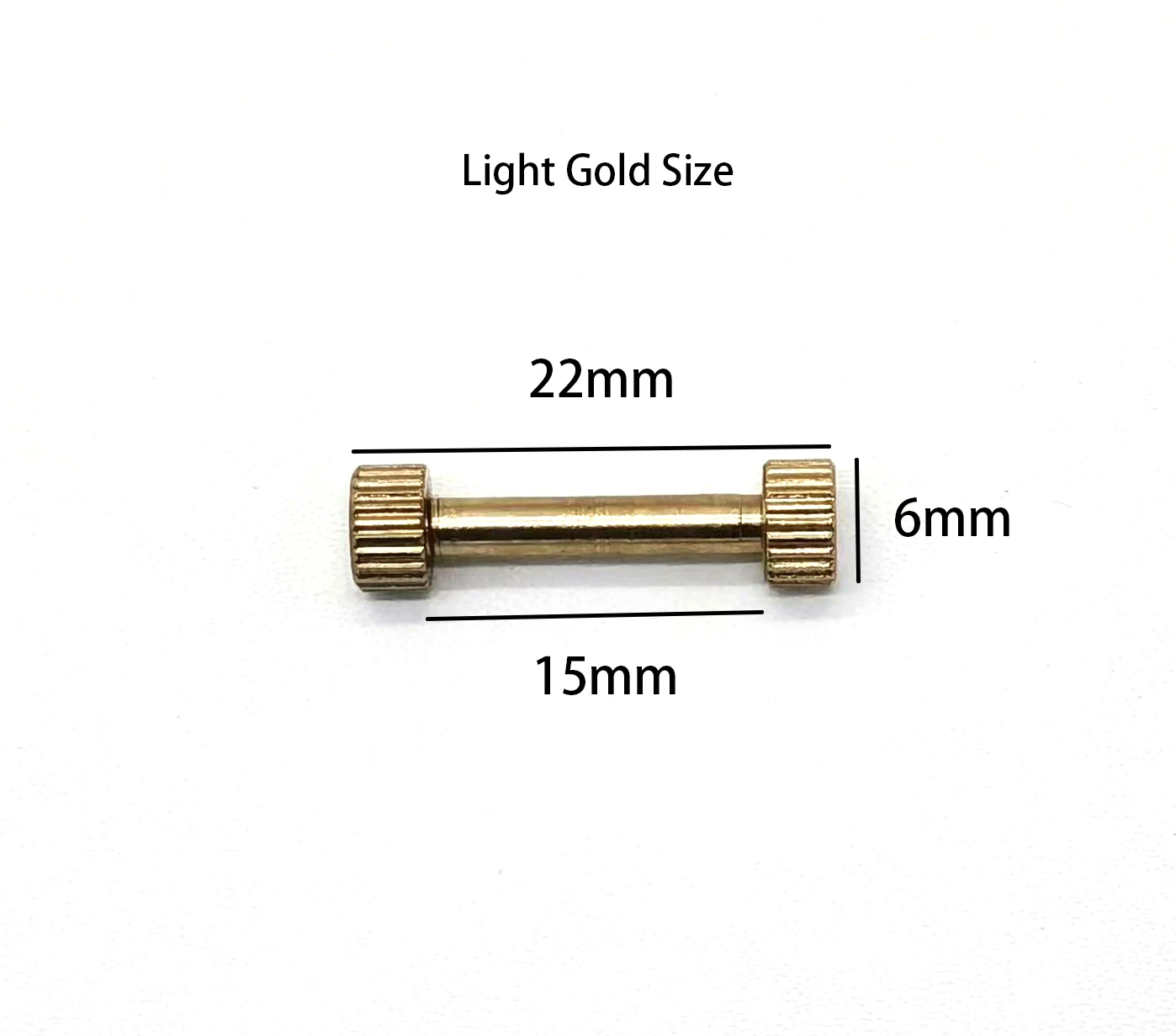 Screw Doctor Aluminum Pipe Mouth Gold Light