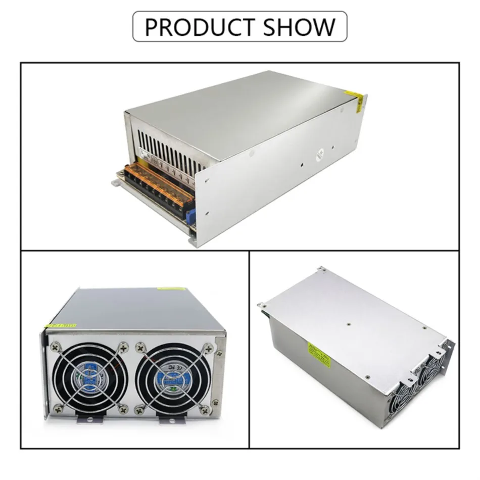 Imagem -02 - Conversor de Tensão de Alimentação Comutada Transformador de Acionamento do Motor Ventiladores Embutidos Smps 48 v 1500w 31.3a 170250v ca para cc