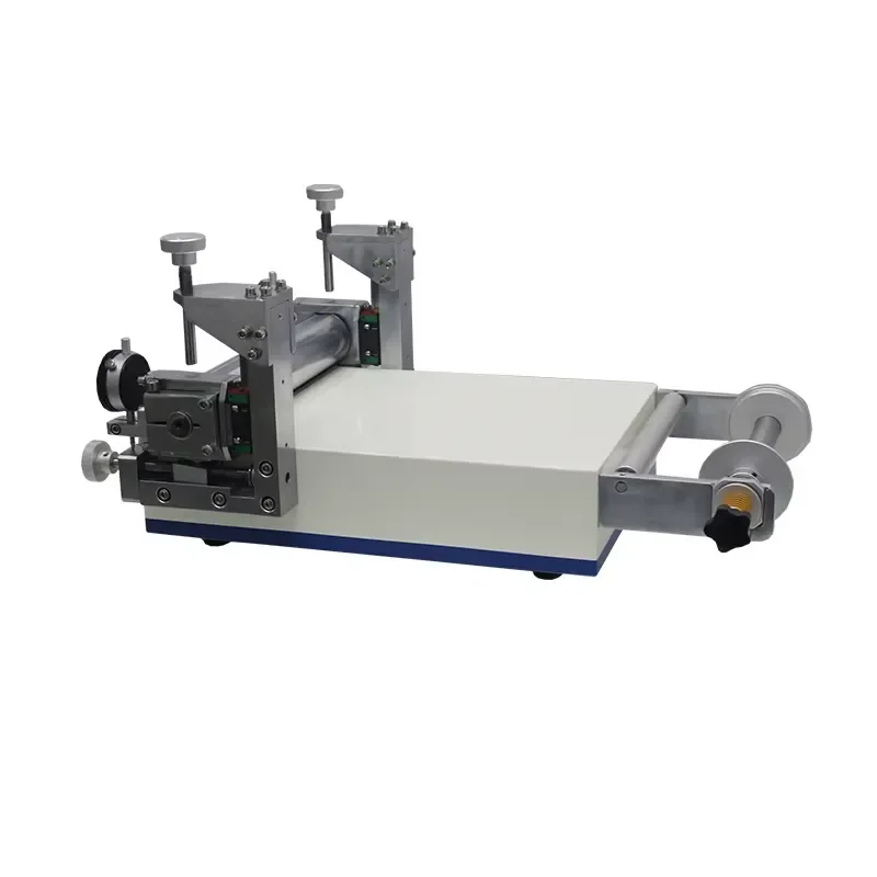 Mini Desktop Adhesive Tape Sample Masking Coater with Motor Wood Packaging High Accuracy PP Roller Coating