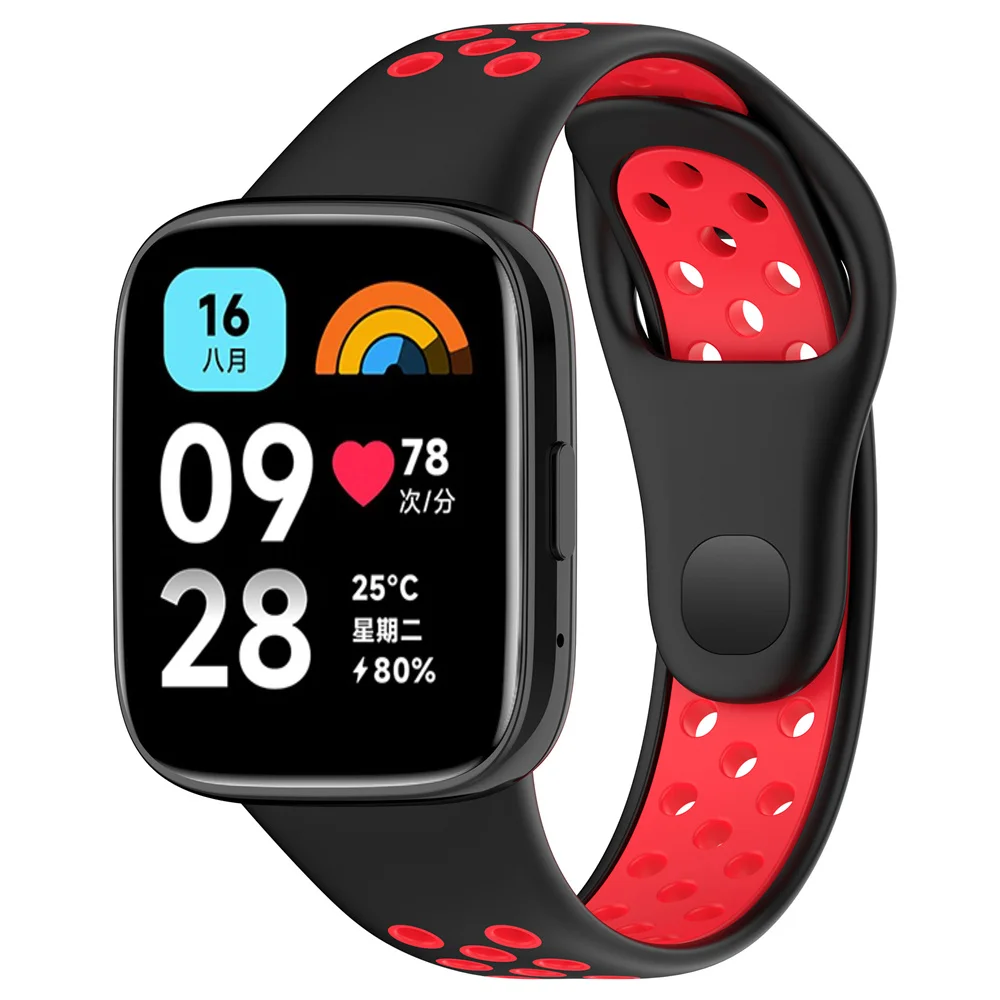 Per Redmi Watch 3 cinturino di ricambio in silicone sportivo attivo Correa per Xiaomi Redmi Watch 3 Lite cinturino per smartwatch