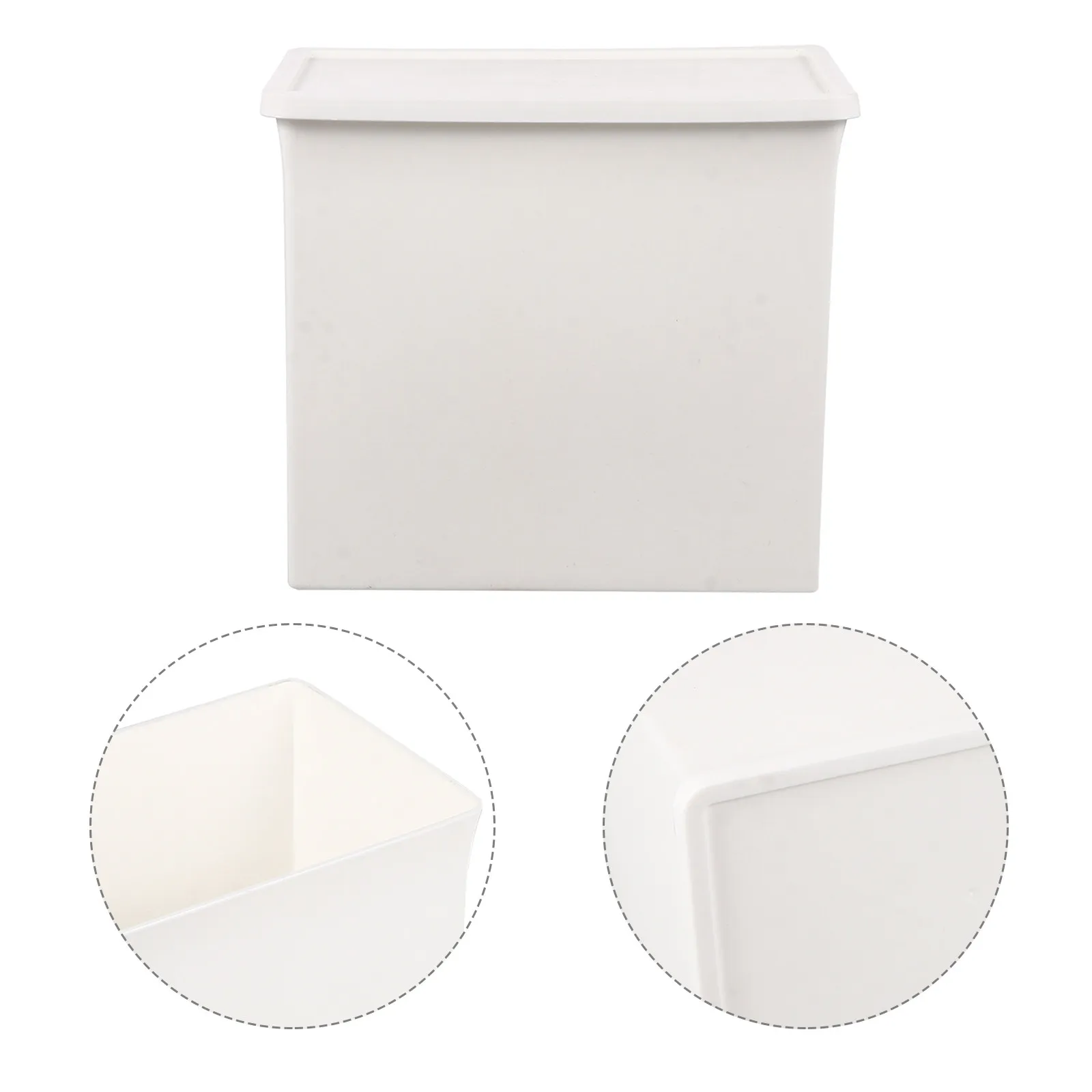 2Pcs Plastic Sundries Storage Boxes Large Desktop Organizer Home Office Dormitory Neat Storage Case Sundries Desktop Organizer