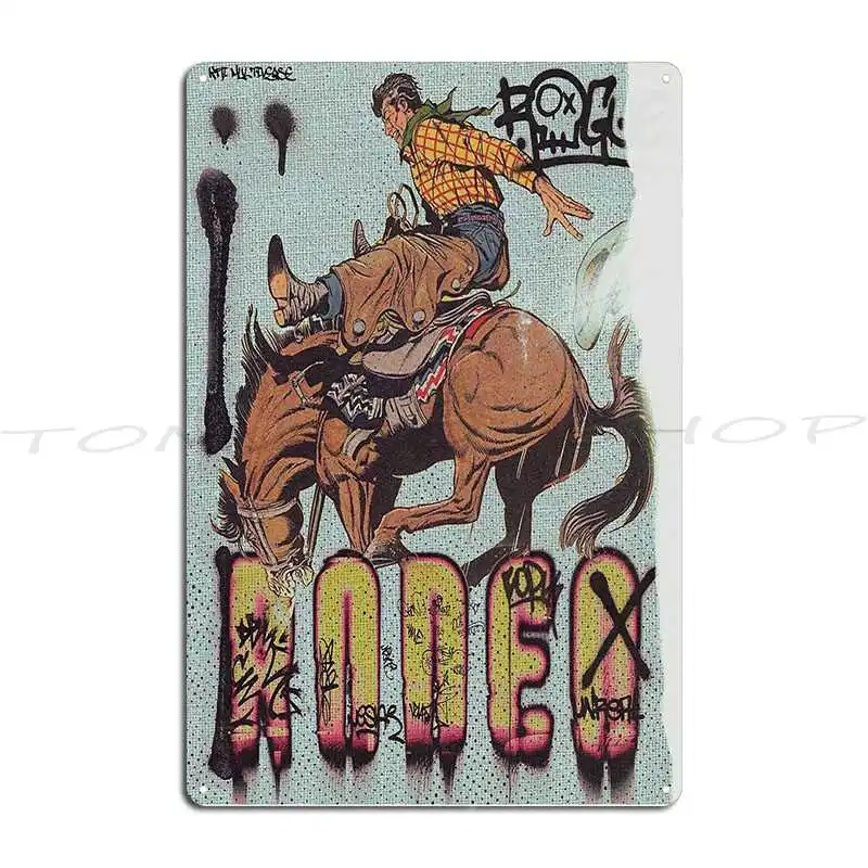 Cheyenne Frontier Days 50s. 60s Old And Vintage Rodeo We Need More Cowboys Spirit Of The Wild West Metal Sign