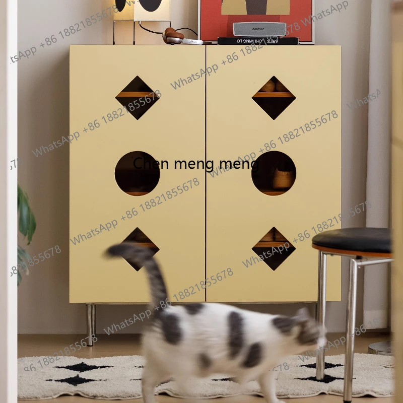 

Solid wood shoe cabinet boxwood double door household entrance entrance storage cabinet