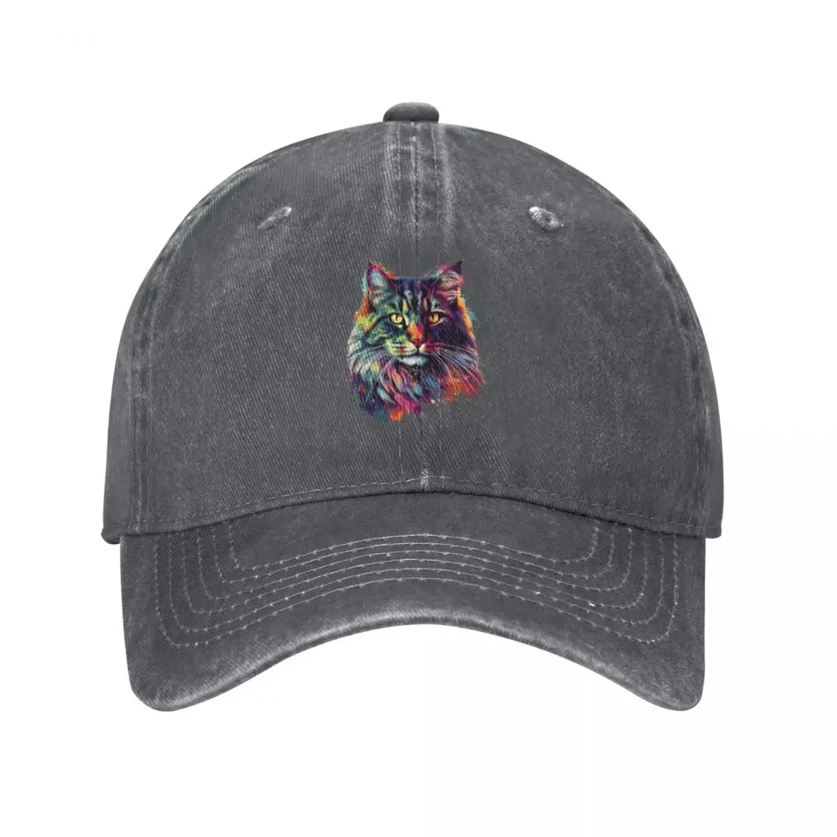 Norwegian forest cat Baseball Cap Trucker Hat birthday Mens Hats Women's