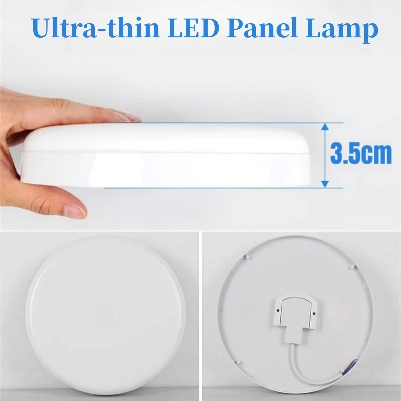 20W/30W Smart LED Ceiling Lamp PIR Motion Sensor Bathroom Panel Lamp Surface Mounted Corridor Bedroom Home Ceiling Light Fixture