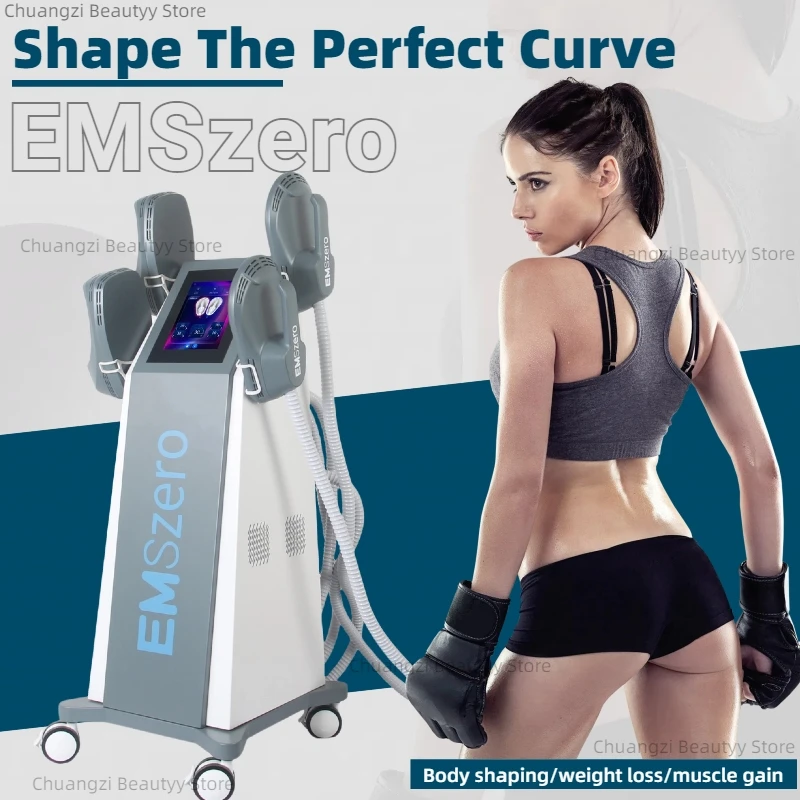 EMSzero Neo RF Muscle Stimulation EMS Body Slimming Body Sculpting Muscle Stimulator Machine RF Pelvic Pads Optional Salon