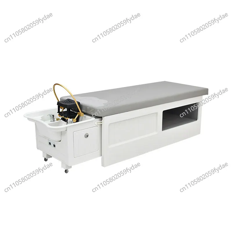 Hair treatment shampoo bed water circulation beauty massage massage massage back bed instant hot water heater integrated bed