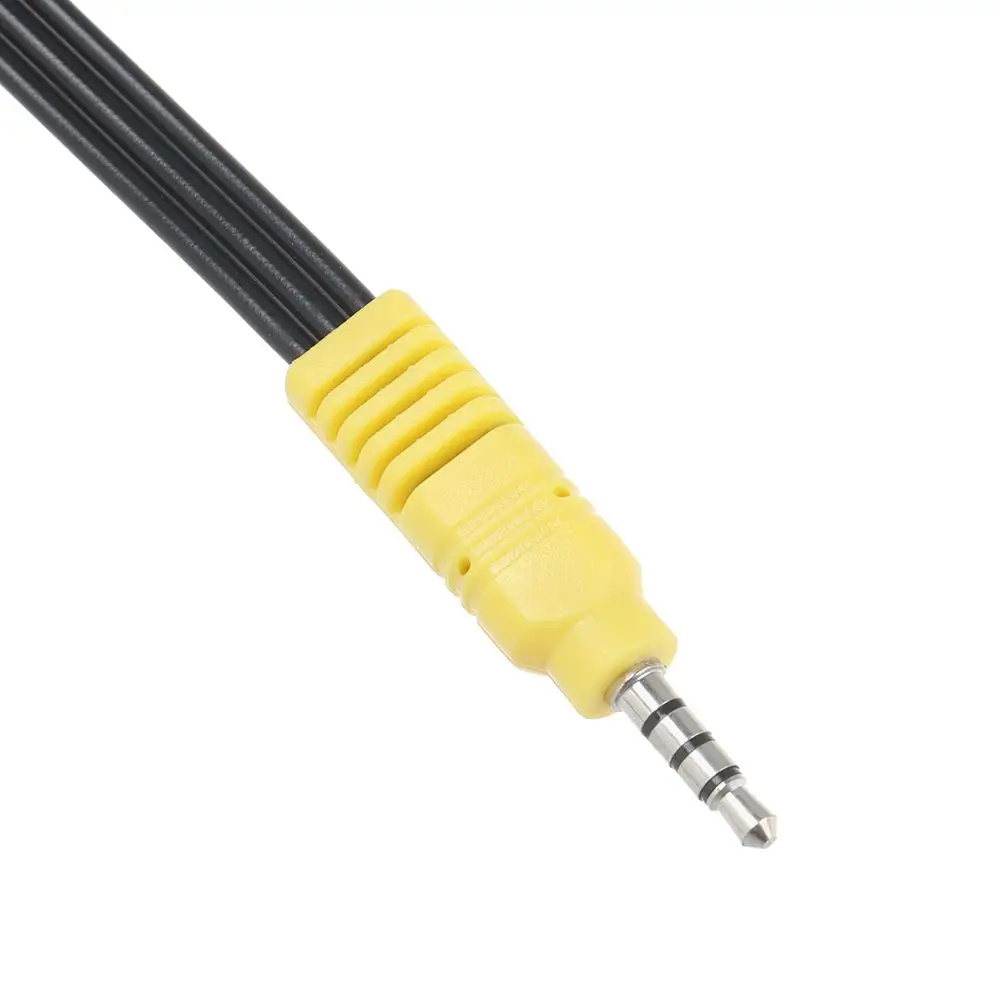 Kabel AV Adapter z komponentem wideo 3.5MM do 3 kabel RCA dla TCL TV 3.5mm do RCA czerwony biały i żółty żeński kabel wideo telewizor