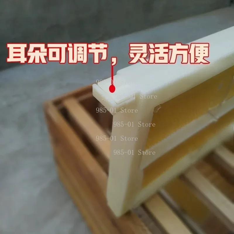 6Pcs Transparent Comb Honey Box With Plastic Frame Beekeeping Supplies