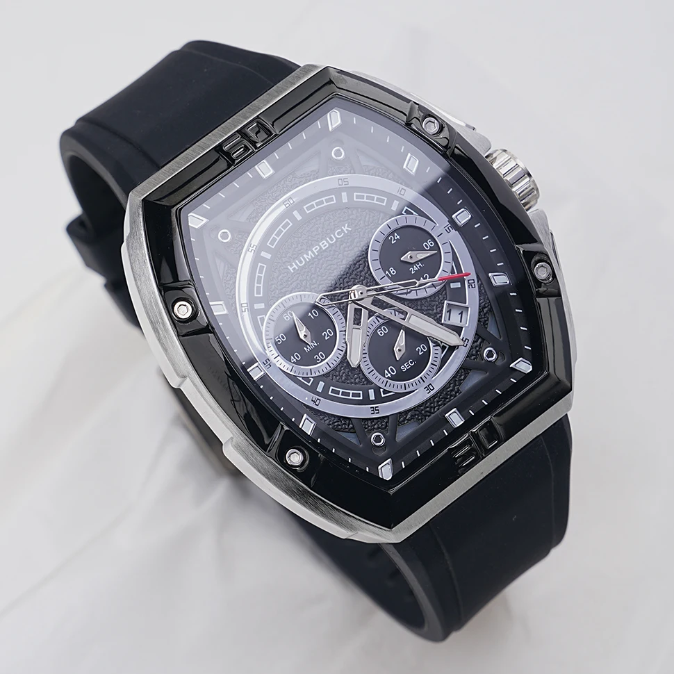 HUMPBUCK Watch Large Dial Military Style Waterproof Wristwatch with Durable Design and Easy-to-Read Large Dial for Active People