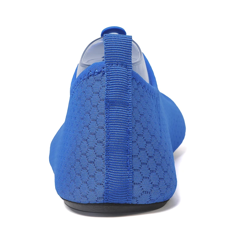 Unisex Blue Aqua Shoes Quick-dry Barefoot Swim Shoes for Beach, Pool, Surfing, Fitness and Outdoor Activities
