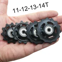 11T 12T 13T 14T Bearing MTB Bicycle Rear Guide Wheel Road Bike Jockey Rear Derailleur Pulley Roller for Shimano Sram Repair Kit