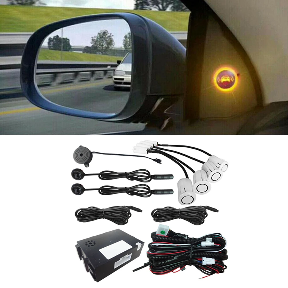 

BSM Radar Monitoring Detection Kit Universal Blind Spot Sensor Warning System Change Lane Driving Assistance Reversing Radar