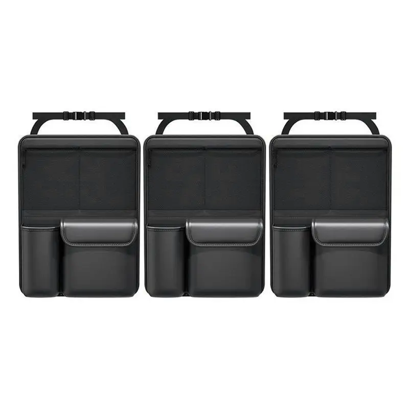 

Многофункциональный складной органайзер для хранения в багажнике автомобиля из кожи, на спинку сиденья, для инструментов, с защитой от УФ-излучения, для внедорожников