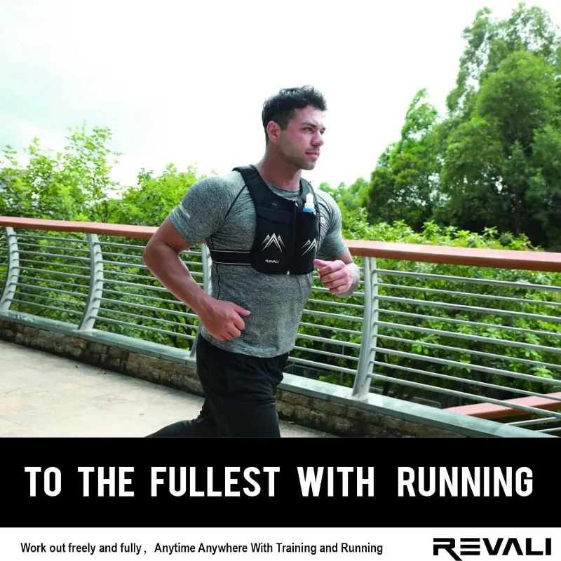 1pcs Lightweight Outdoor Running Reflective vest Cycling Breathable Chest Phone Bag Mountaineering Hydration Vest Pack