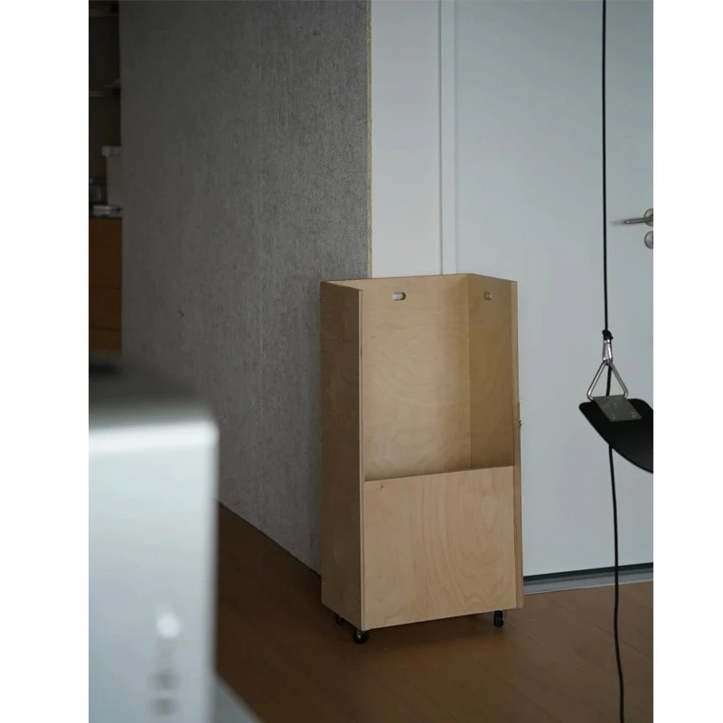 البتولا المحيط مجلس مظلة تخزين الرف المنزلية مظلة رف المنقولة فتحة ضيقة خزانة لوازم الفن