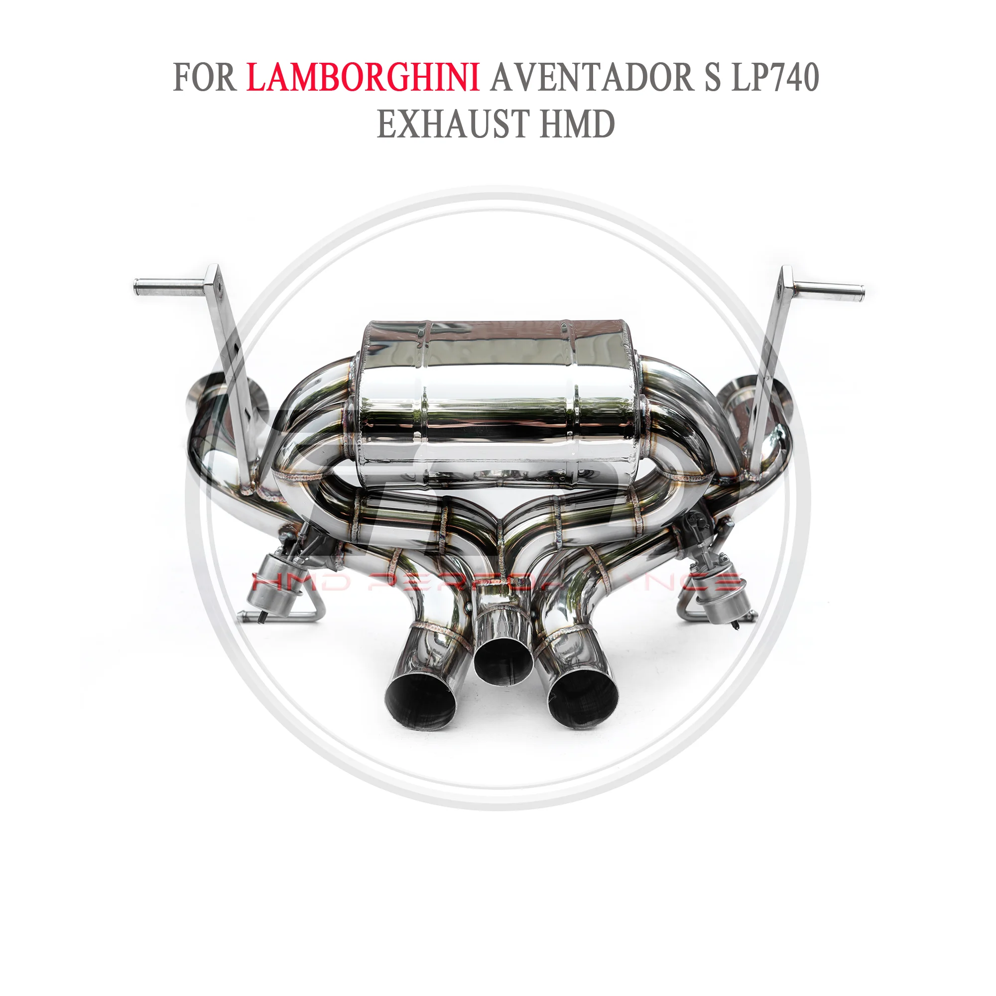 

HMD Catback for Lamborghini Aventador S LP740 V12 Exhaust System Stainless Steel Performance Muffler Valve Pipe Car Accessories