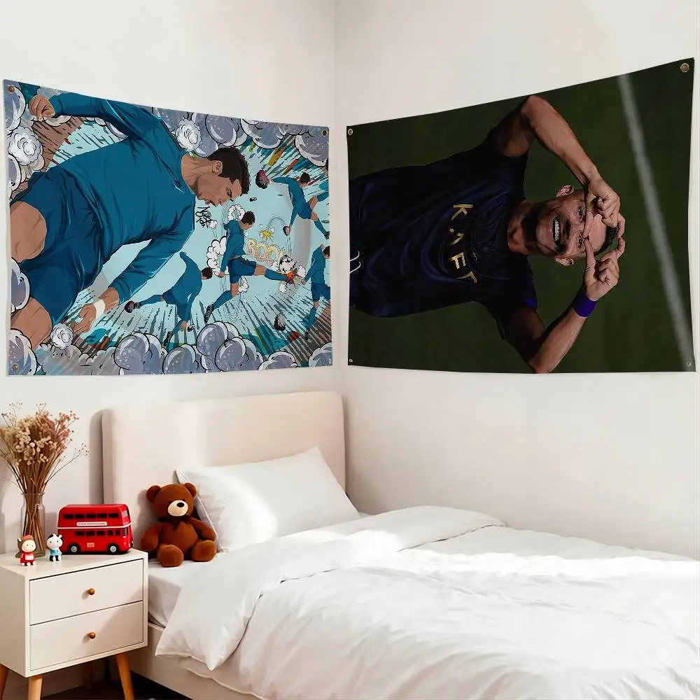 Football R-RoNalDo-ES CR7 Flag Suitable For Party Club Outdoor Interior Wall Decoration Banner Fans Gift
