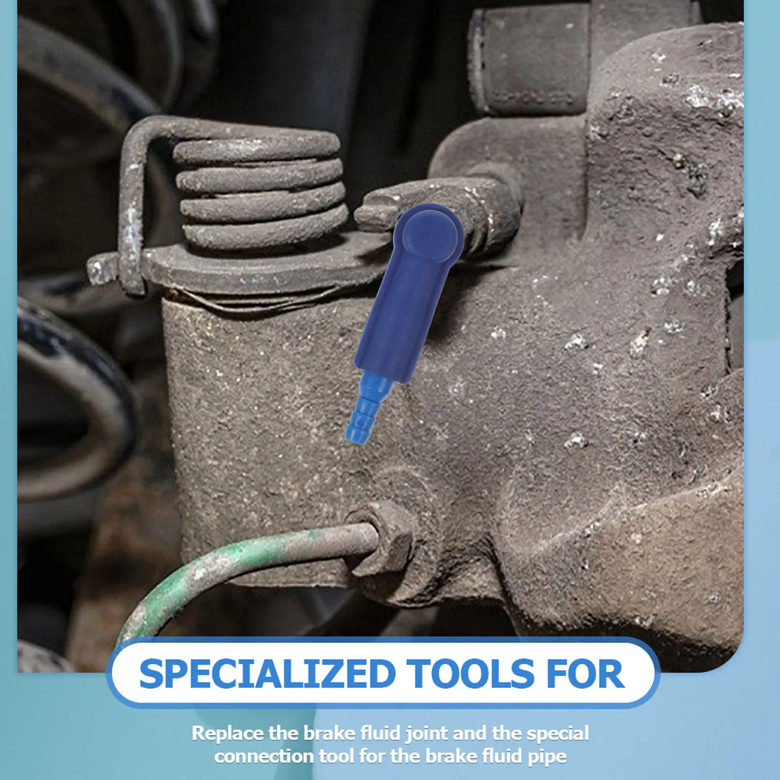 

Brake Fluid Tool Hose Pipe Car Accessories Connector Oil Change Exchange Bleeding Kit High Grade Plastic Durable Fit Most
