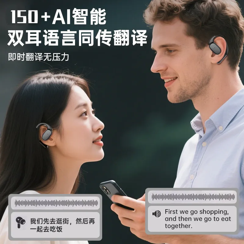 2026 I translation headset Multi-language translation Real-time simultaneous translation headset Wireless headset
