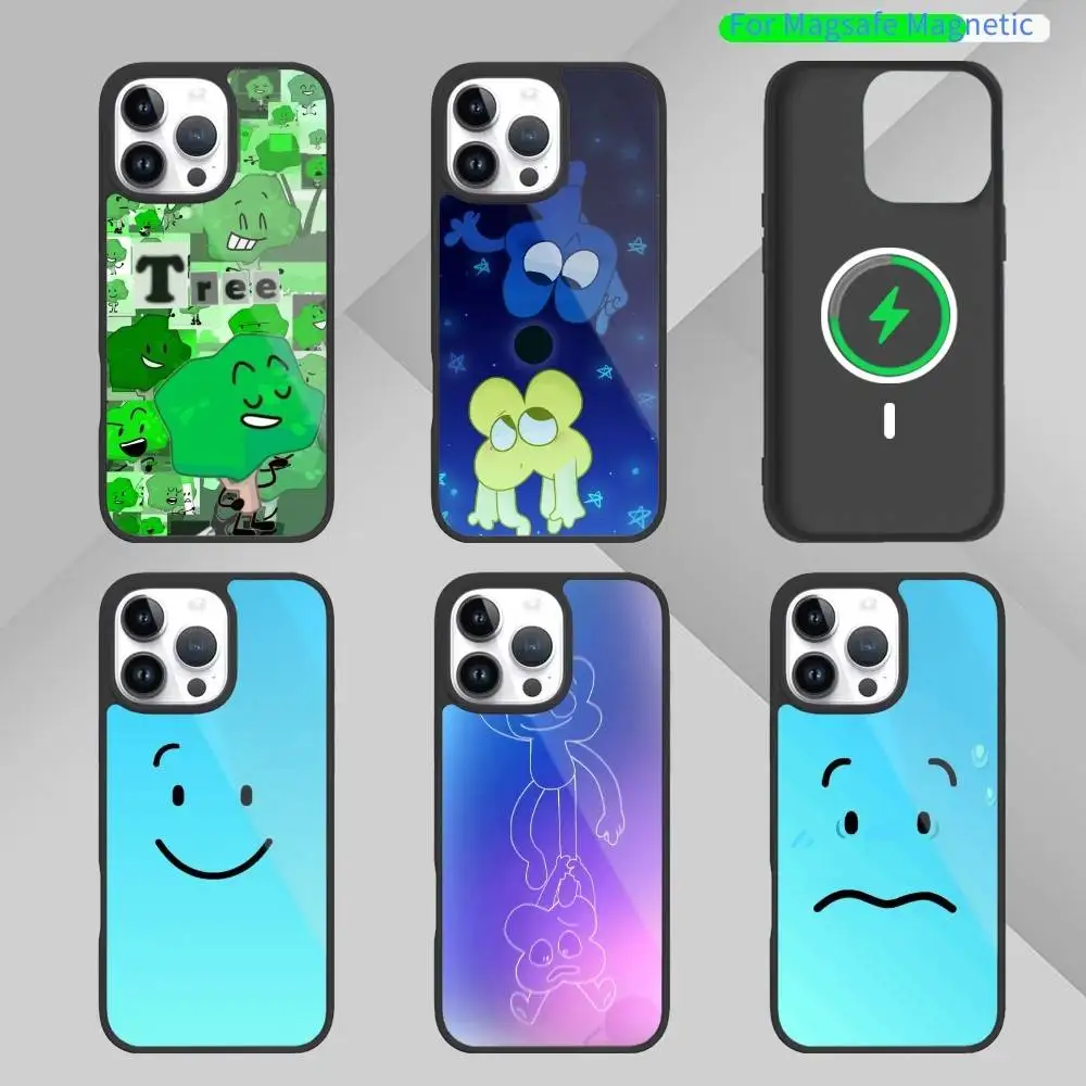 

Bfdi B-Battle For D-Dream Island Phone Case For iPhone17,16,15,14,13 Plus,Pro Max Magnetic For Magsafe Wireless Charging