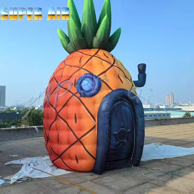 Grande maison d'ananas gonflable Portable, prix promotionnel, tente d'ananas en inflatanle à vendre