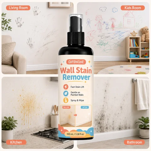All-in-One Hydrogen Peroxide Spray Multi-Surface Stain & Black Spot Remover for Kitchen Bathroom Tile - Odor Eliminator