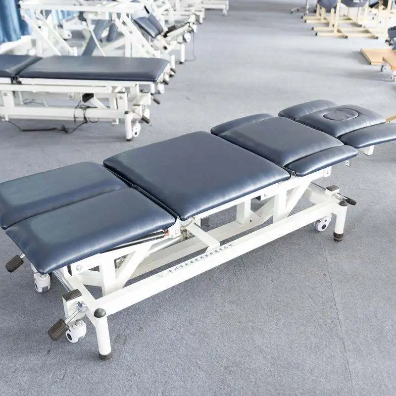 

Rehabilitation 9 Level Electric Lift Folding Bed Electric Physiotherapy Multi Position Training Massage Bed