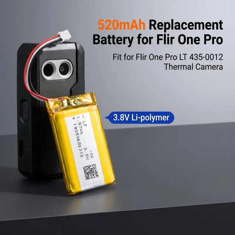 SDL702035 LF602035-02 Li-polymer Replacement Battery For Flir One Pro One Pro LT 435-0012 Thermal Infrared Camera Accessory